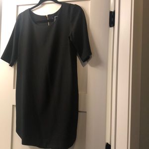 Black shift dress